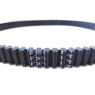 RPP8M timing belt Black Rubber belt Toothed Timing belt double side teeth