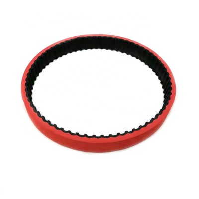 240L red rubber coated timing belts manufacturer