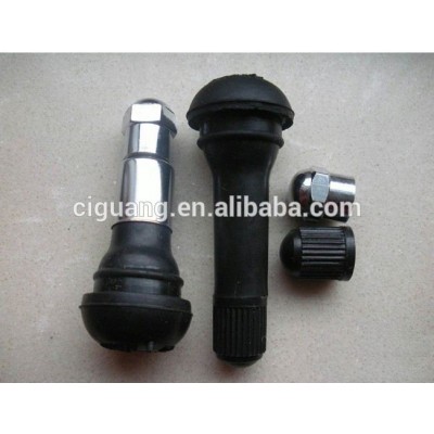 snap in tubeless tire valve for passenger car and trucks